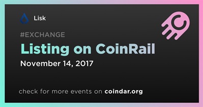 Listing on CoinRail
