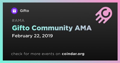 Gifto Community AMA