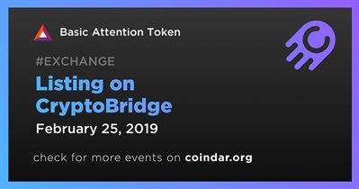 Listing on CryptoBridge