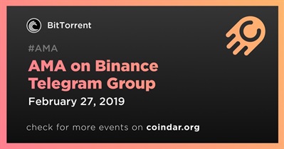 AMA on Binance Telegram Group