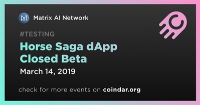 Horse Saga dApp Closed Beta