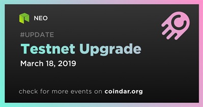 Testnet Upgrade