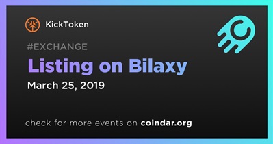 Listing on Bilaxy