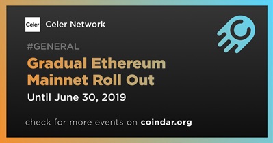 Gradual Ethereum Mainnet Roll Out