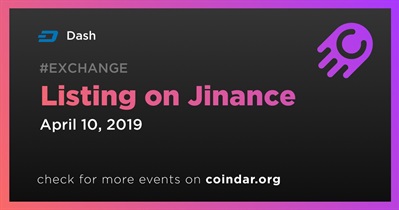 Listing on Jinance