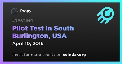 Pilot Test in South Burlington, USA