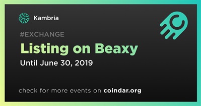 Listing on Beaxy