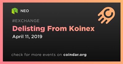 Delisting From Koinex