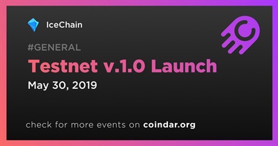 Testnet v.1.0 Launch