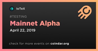 Mainnet Alpha