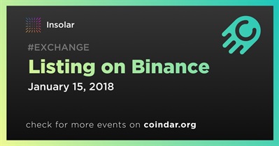 Listing on Binance