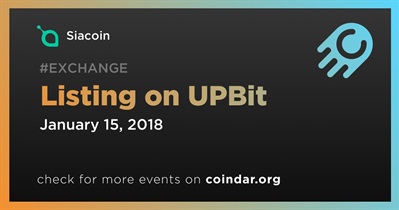 Listing on UPBit