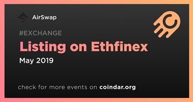 Listing on Ethfinex