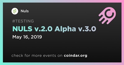 NULS v.2.0 Alpha v.3.0