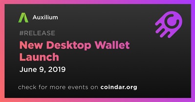New Desktop Wallet Launch