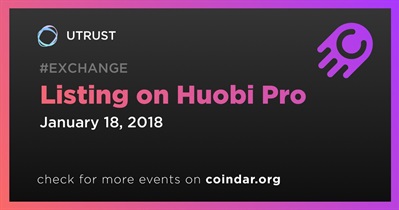 Listing on Huobi Pro