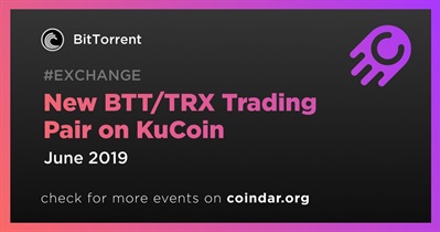 New BTT/TRX Trading Pair on KuCoin
