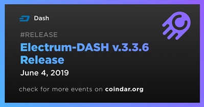 Electrum-DASH v.3.3.6 Release