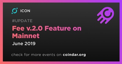 Fee v.2.0 Feature on Mainnet