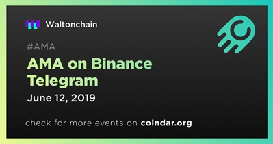 AMA on Binance Telegram