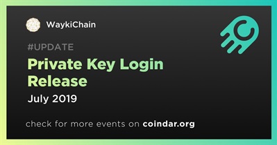 Private Key Login Release