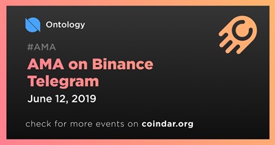 AMA on Binance Telegram