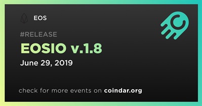 EOSIO v.1.8
