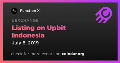 Listing on Upbit Indonesia