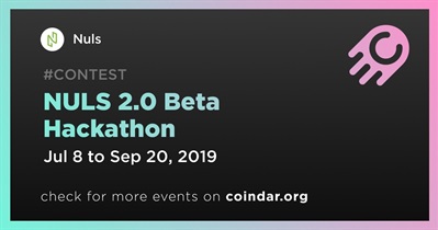 NULS 2.0 Beta Hackathon