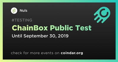 ChainBox Public Test