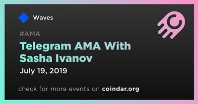 Telegram AMA With Sasha Ivanov