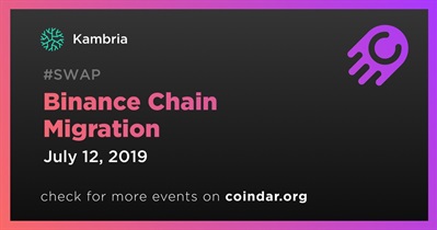 Binance Chain Migration
