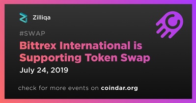 Bittrex International is Supporting Token Swap