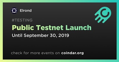 Public Testnet Launch