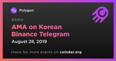 AMA on Korean Binance Telegram