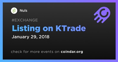 Listing on KTrade