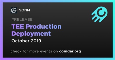 TEE Production Deployment