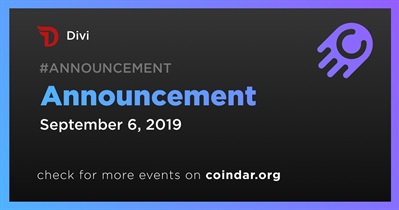 Announcement