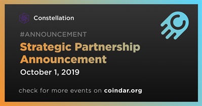 Strategic Partnership Announcement