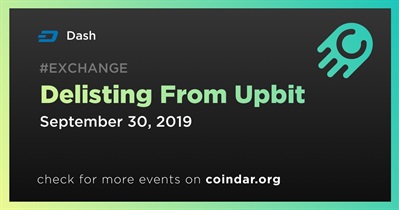 Delisting From Upbit