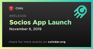 Socios App Launch