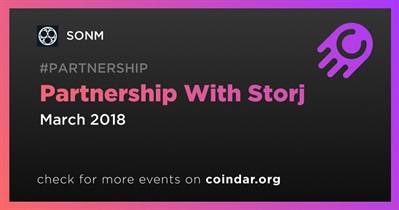 Partnership With Storj