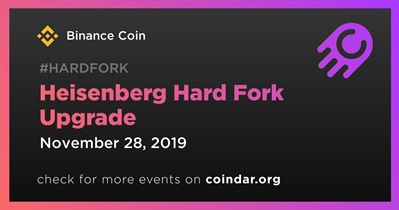 Heisenberg Hard Fork Upgrade