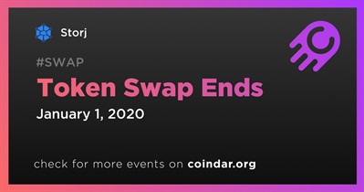 Token Swap Ends