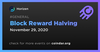 Block Reward Halving