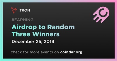 Airdrop to Random Three Winners
