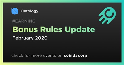 Bonus Rules Update