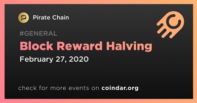 Block Reward Halving