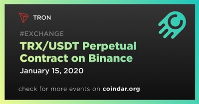 TRX/USDT Perpetual Contract on Binance