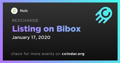 Listing on Bibox